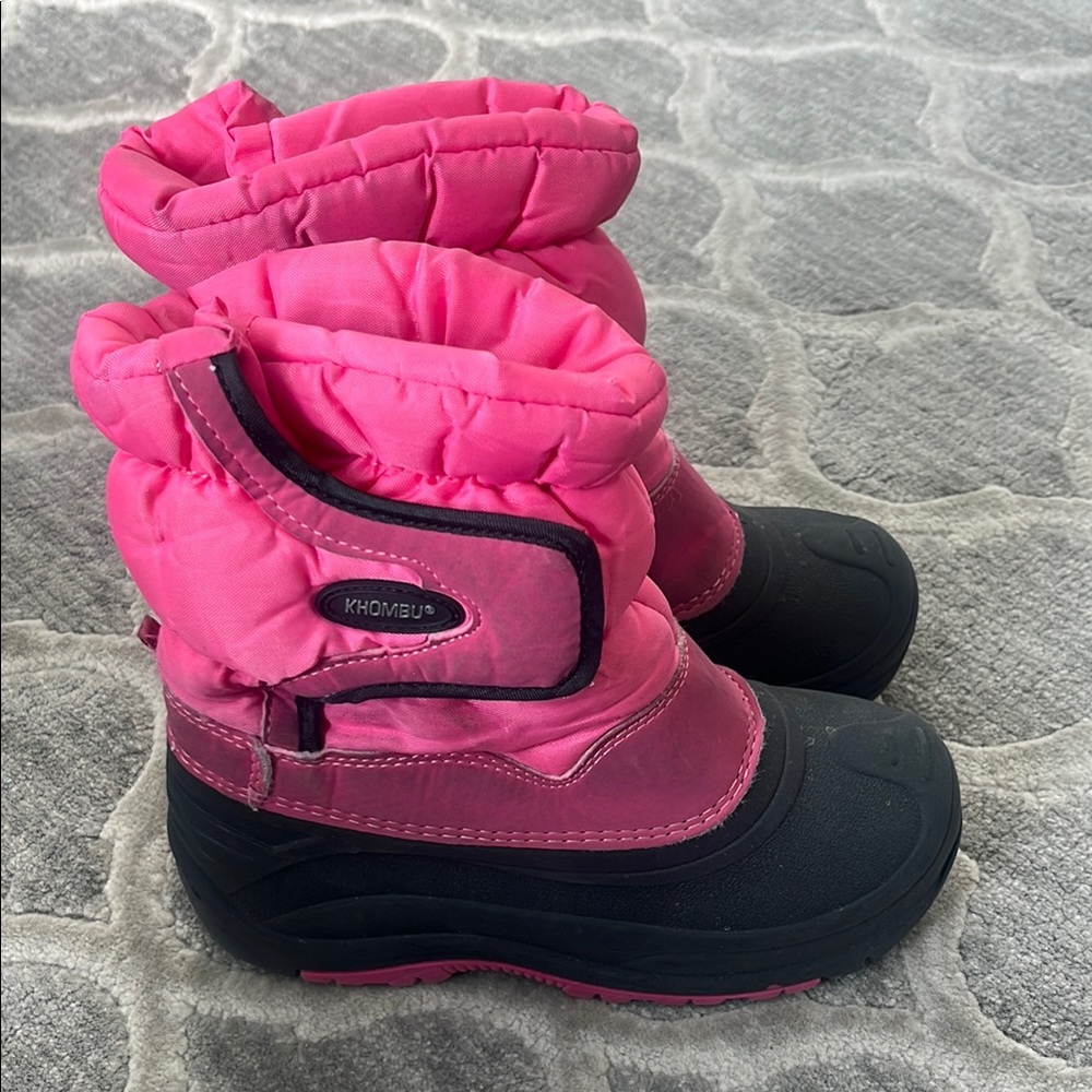 Khombu Fuchsia and Black Snow Boots GIRLS💖snow boots💖